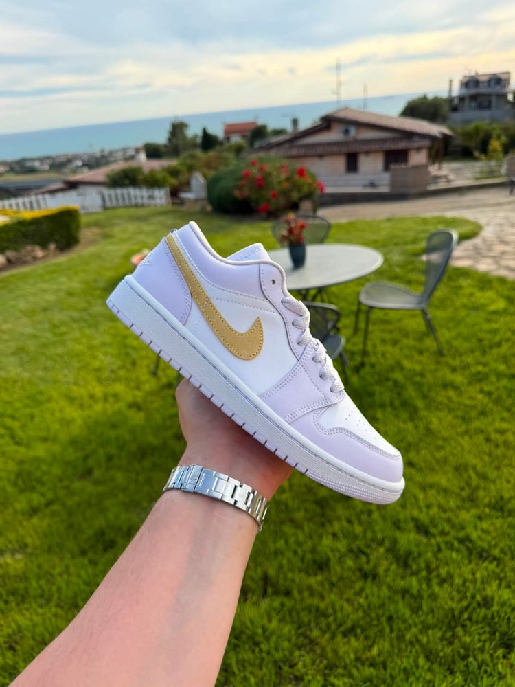 jordan 1 low rosa giallo 39 